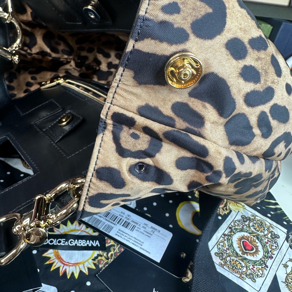 DOLCE and GABBANA Leopard Print insta Shoulder Bag - Picture 7 of 13
